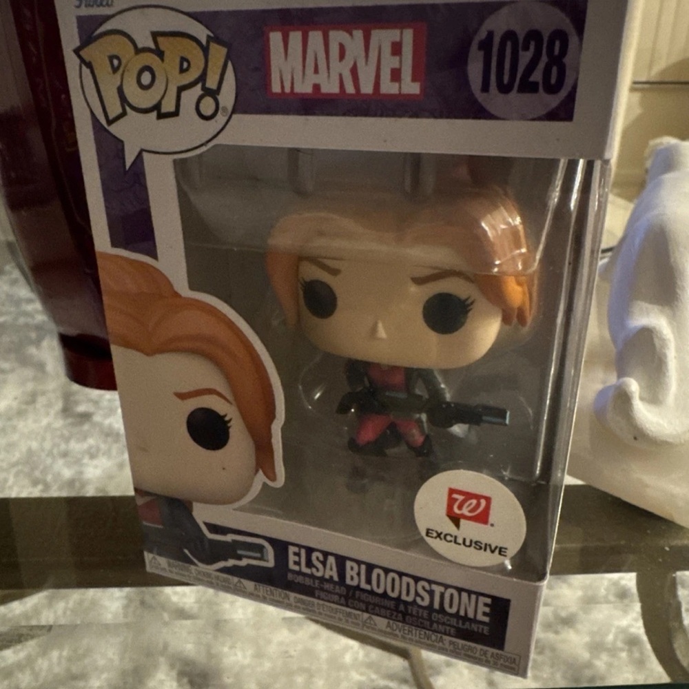 Marvel Funko Pop! Elsa Bloodstone Vinyl Figure - Orange Hair, Black Outfit